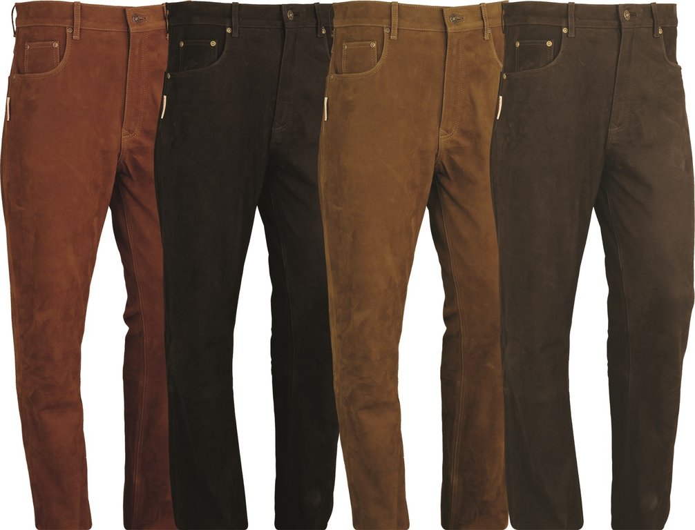 Leather trousers dark brown leather pants new leather jeans Lederjeans braun 
