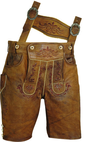 Costume short leather pants for mens and womens, Trachten Lederhosen