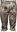 Costume Knickerbockers Leather Trousers in Genuine Cow antique real Leather