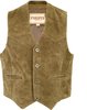 Real leather Vest for Mens-Womens in 3 Colors