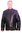 Motorbike Leather jacket for mens in Nappa Leder Black